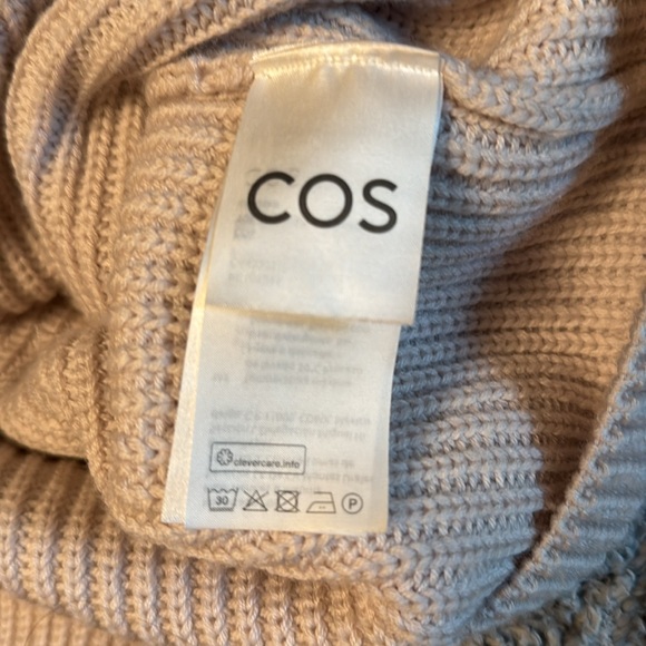 COS Cream Ribbed sweater - Picture 3 of 3